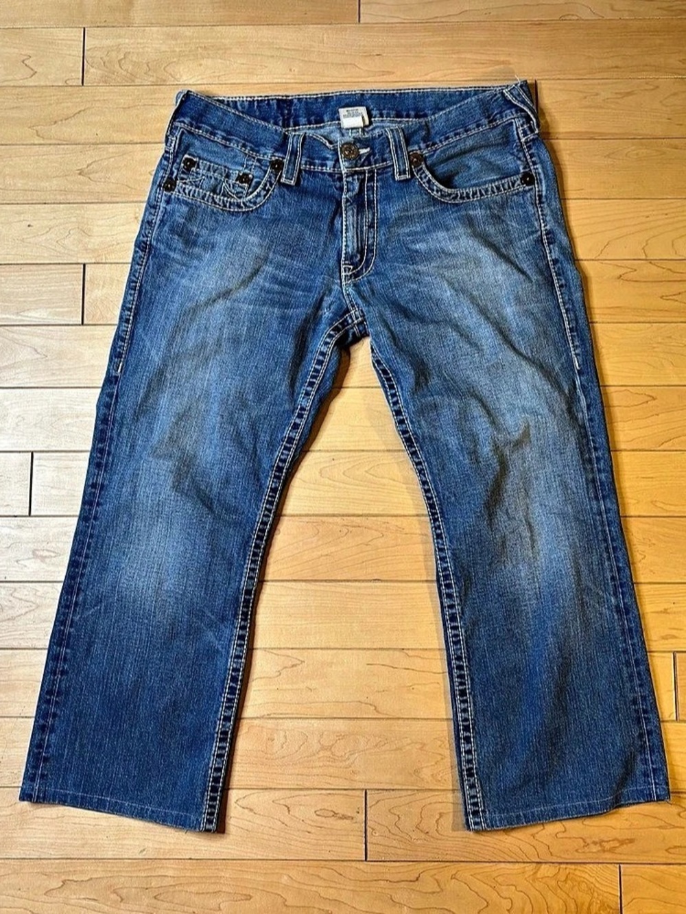 True Religion Ricky Straight Leg Jeans Men's Blue